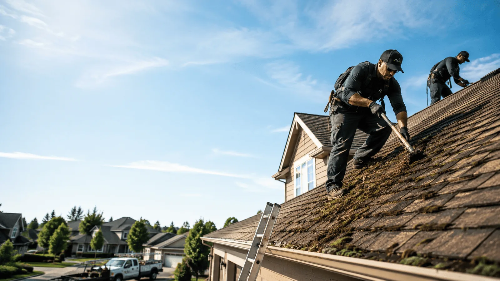 Roof Moss Removal in Union City, MI near me